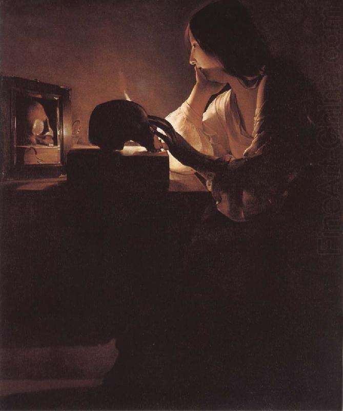 Georges de La Tour The botfardiga Maria Magdalena china oil painting image